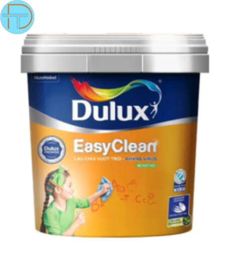 Sơn nội thất Dulux Easyclean lau chùi vượt trội kháng Virus bề mặt mờ 99A