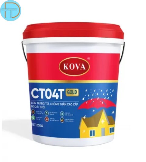 Sơn Kova CT04T-Gold Sơn trang trí, chống thấm cao cấp ngoài trời