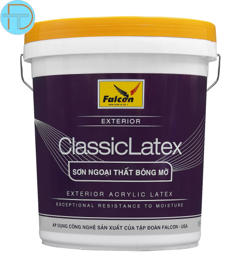 sơn ngoại thất bóng mờ Falcon Ext Classic Latex