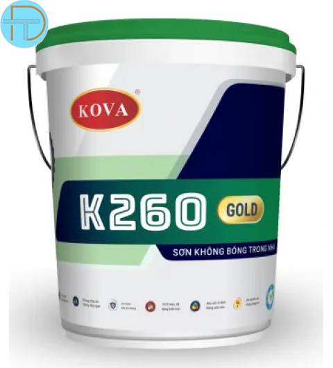 Sơn Kova K260-Gold Sơn không bóng trong nhà