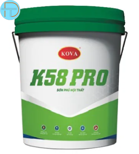 Sơn Kova K58 Pro sơn phủ nội thất