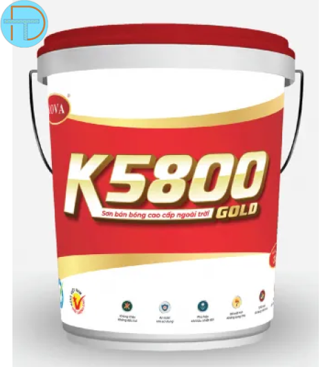 Sơn Kova K5800-Gold Sơn bán bóng cao cấp ngoài trời