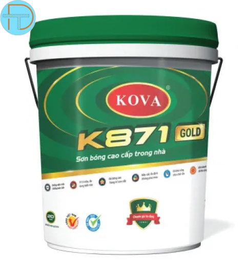 Sơn Kova K871-Gold Sơn bóng cao cấp trong nhà