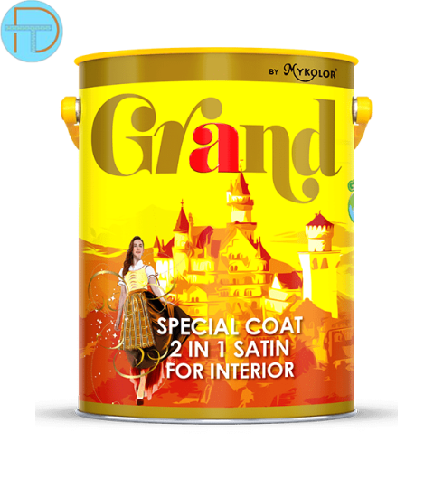 MYKOLOR GRAND SPECIAL COAT 2 IN 1 SATIN FOR INTERIOR – SƠN NỘI THẤT CAO CẤP ĐA NĂNG 2 TRONG 1 BÓNG LOÁNG