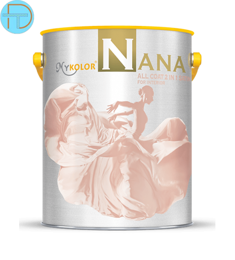 MYKOLOR NANA ALL COAT 2 IN 1 SATIN FOR INTERIOR – SƠN NỘI THẤT CAO CẤP ĐA NĂNG 2 TRONG 1 BÓNG LOÁNG