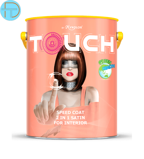 MYKOLOR TOUCH SPEED COAT 2 IN 1 SATIN FOR INTERIOR – SƠN NỘI THẤT CAO CẤP ĐA NĂNG 2 TRONG 1 BÓNG LOÁNG