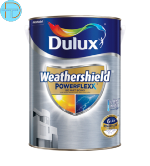 Sơn ngoại thất siêu cao cấp Dulux Weathershield Powerflexx bóng GJ8B