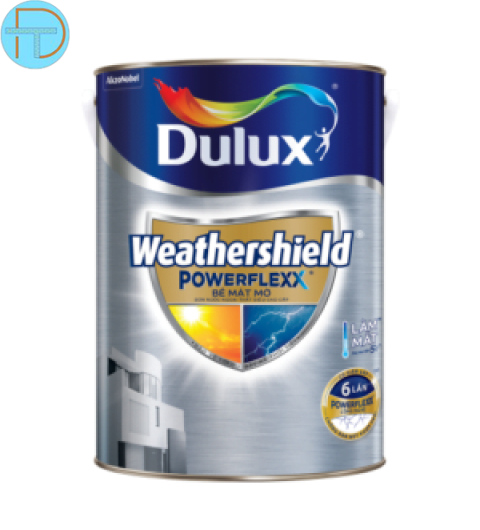 Sơn ngoại thất siêu cao cấp Dulux Weathershield Powerflexx mờ GJ8