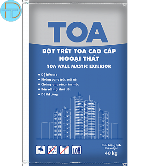 Bột trét cao cấp TOA Wall Mastic Ngoại Thất