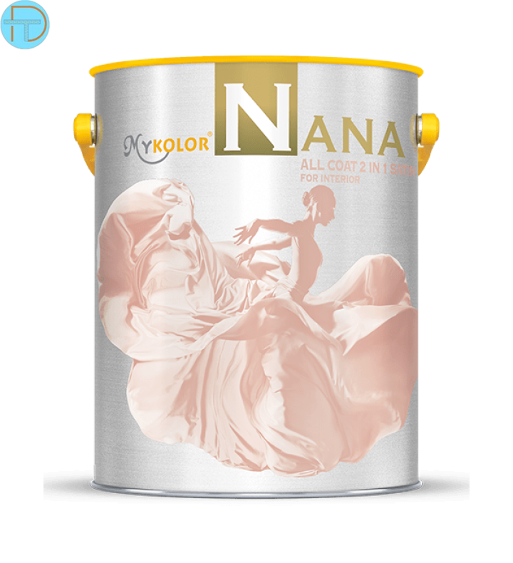 MYKOLOR NANA ALL COAT 2 IN 1 SATIN FOR INTERIOR – SƠN NỘI THẤT CAO CẤP ĐA NĂNG 2 TRONG 1 BÓNG LOÁNG