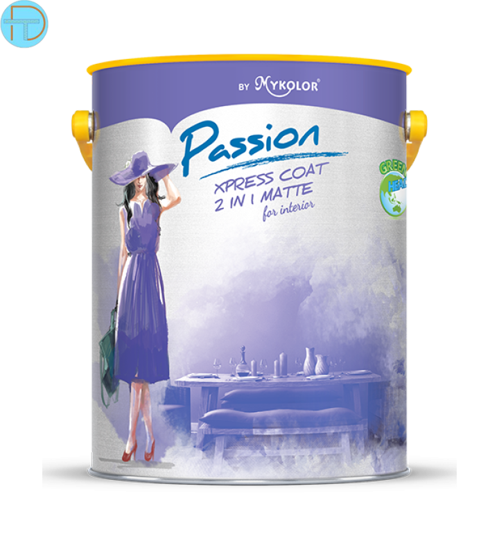 MYKOLOR PASSION XPRESS COAT 2 IN 1 MATTE FOR INTERIOR – SƠN NỘI THẤT CAO CẤP ĐA NĂNG 2 TRONG 1 LÁNG MỊN